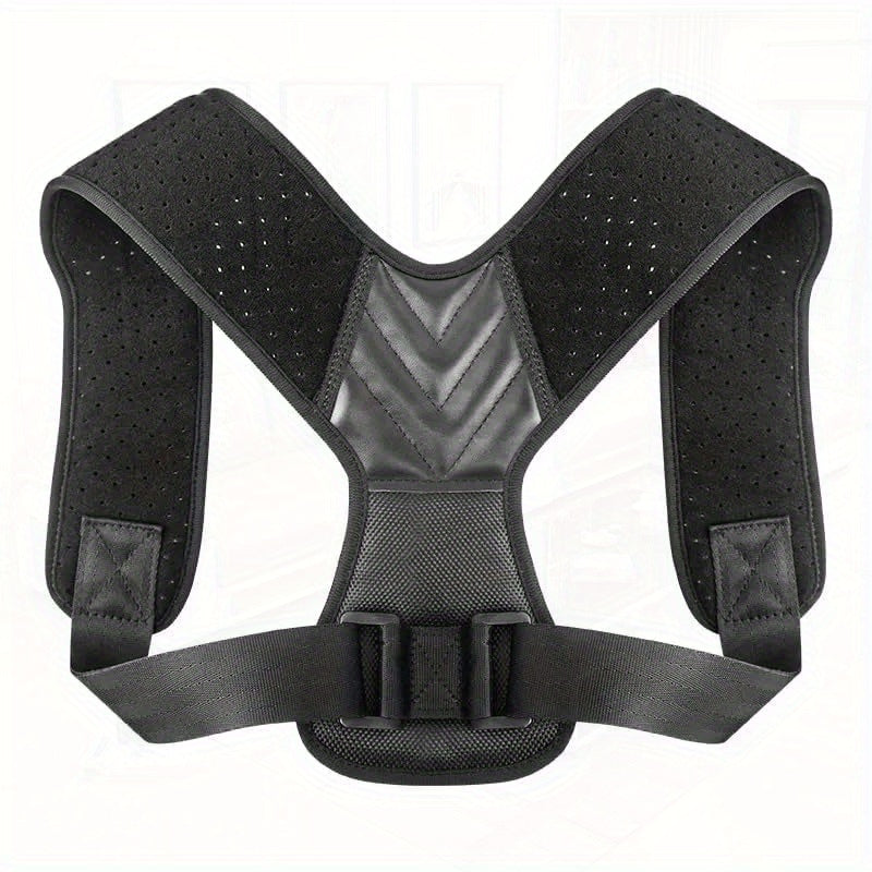 Posture Corrector for Men and Women Adjustable Back Brace for Neck and Shoulder Pain Breathable Design for Daily Wear Fits 2848 Chest Ideal for Improved Posture and Support Medium