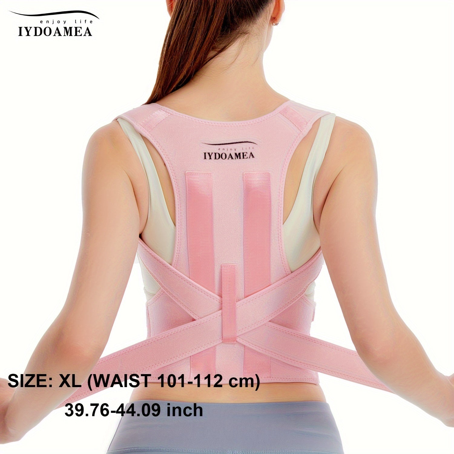 IYDOAMEA Women's posture accurate, stable back support, adjustable back posture, shoulder waist adjustable belt, improve posture